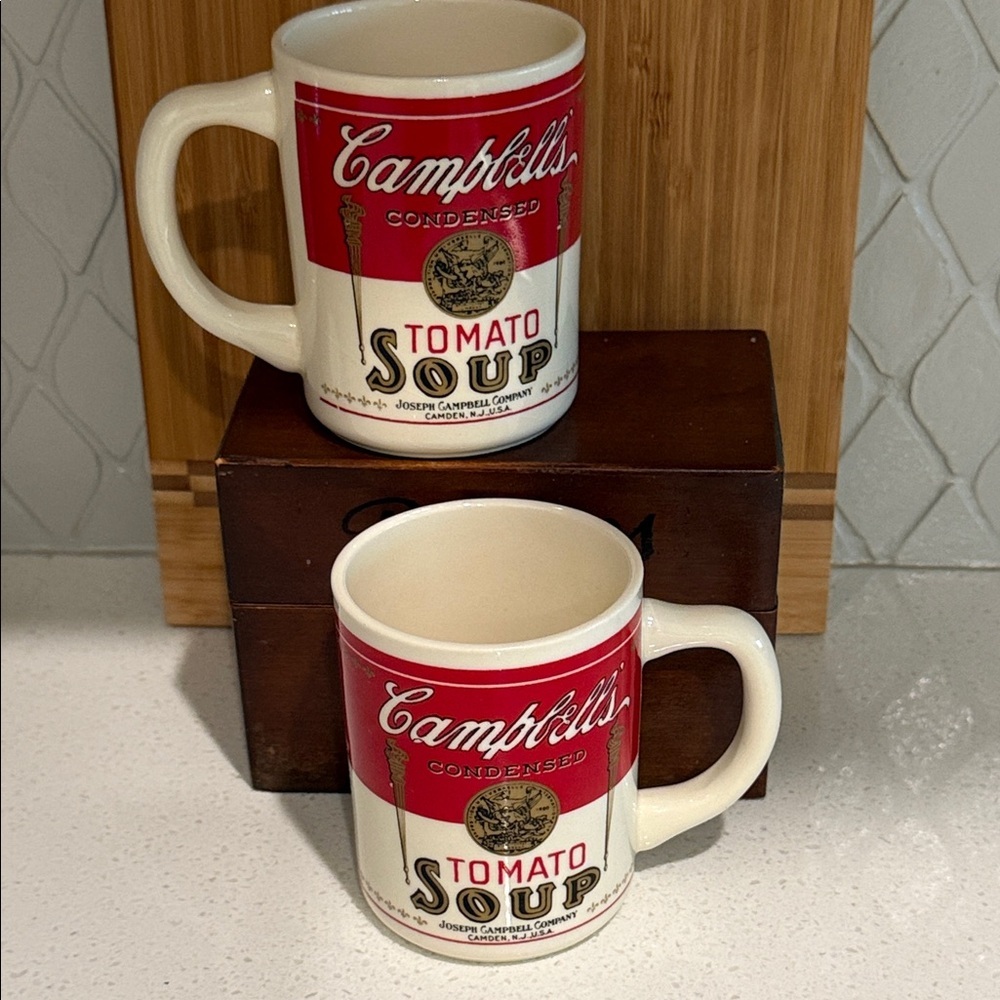 Campbell's Red and White Soup Mug Set